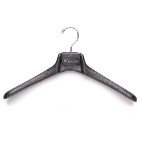 D'AVENZA by Mainetti Black Coat Hanger Set of 5 Size 40/S 43/M-L 46/XL