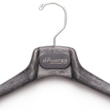 D'AVENZA Mainetti Black Suit Hanger Flocked Bar Set of 5 40/S 43/M-L 46/XL