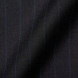 D'AVENZA Roma Handmade Dark Gray Striped Wool Suit EU 50 NEW US 40