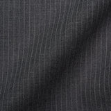 D'AVENZA Roma Handmade Gray Striped Wool Business Suit EU 52 NEW US 42