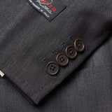 D'AVENZA Roma Handmade Gray Wool Blend Twill Suit EU 50 NEW US 40
