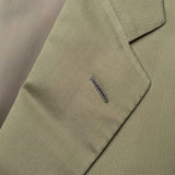 D'AVENZA Roma Handmade Olive Cotton Suit EU 50 NEW US 40