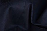 D'AVENZA "Cappannina" Handmade Navy Blue Herringbone Cotton Jacket 50 NEW US 40