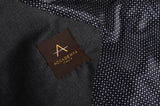 D'AVENZA for ACCADEMYA Handmade Gray Wool Suit with Silk Lining 64 NEW US 54
