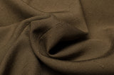 D'AVENZA Handmade Khaki Doppione Raw Silk 5 Button Jacket EU 50 NEW US 40