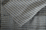 D'AVENZA Handmade Gray Plaid Wool Cashmere Unlined Blazer Jacket EU 50 NEW US 40