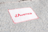 D'AVENZA Handmade Gray Wool Cashmere Unlined Blazer Jacket 50 NEW US 40