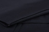 D'AVENZA Roma Handmade Navy Blue Wool Textured Blazer Jacket EU 50 NEW US 40