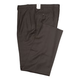 D'AVENZA Roma Brown Wool Flannel SP Dress Pants EU 60 NEW US 44 Classic Fit