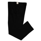 D'AVENZA Roma Black Wool DP Dress Pants NEW Classic Fit