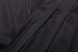 D'AVENZA Roma Handmade Black Wool DP Dress Pants EU 50 NEW US 34 Classic Fit