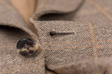 D'AVENZA Roma Handmade Wool Flannel Jacket Sport Coat 50 NEW US 40