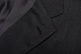 D'AVENZA Roma Handmade Dark Gray Wool Suit EU 58 NEW US 48