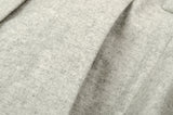 D'AVENZA Roma Handmade Gray Cashmere Flannel DP Dress Pants EU 60 NEW US 44