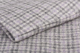 D'AVENZA Roma Handmade Gray Plaid Wool-Cashmere Flannel Jacket 50 NEW US 40
