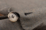 D'AVENZA Roma Handmade Olive Nailhead Wool-Cashmere Suit EU 50 NEW US 40