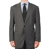 D'AVENZA for ACCADEMYA Handmade Gray Striped Wool Suit EU 60 NEW US 50