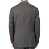 D'AVENZA for ACCADEMYA Handmade Gray Striped Wool Suit EU 60 NEW US 50