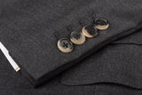 D'AVENZA for BATTAGLIA Handmade Gray Wool Super 120's Jacket EU 50 NEW US 40