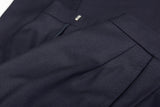 D'AVENZA for KILGOUR Navy Blue Wool Flat Front Dress Pants EU 50 NEW US 34