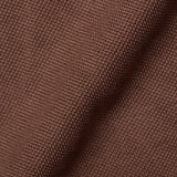 FEDELI 34 LAB Brown Cotton Pique Long Sleeve Polo Shirt US 50 NEW EU M