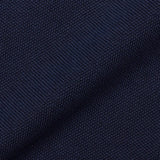 FEDELI 34 LAB "Player" Navy Blue Cotton Pique Polo Shirt EU 56 NEW US 2XL