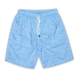 FEDELI Blue Paisley Printed Positano Airstop Swim Shorts Trunks NEW Size S