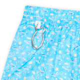 FEDELI Blue Sea Animal Printed Positano Airstop Swim Shorts Trunks NEW Size 3XL