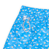 FEDELI Blue Sea Animals Printed Madeira Airstop Swim Shorts Trunks NEW Size L
