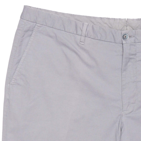 FEDELI Gray Cotton-Linen Twill Casual Bermuda Shorts EU 58 NEW US 42