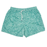 FEDELI Green Dolphins Printed Madeira Airstop Swim Shorts Trunks NEW Size 2XL