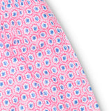 FEDELI Pink Geometric Printed Positano Airstop Swim Shorts Trunks NEW