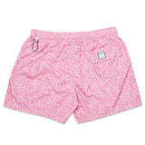 FEDELI Pink Sea Animals Printed Madeira Airstop Swim Shorts Trunks NEW Size 2XL
