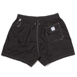 FEDELI Solid Black Madeira Airstop Swim Shorts Trunks NEW Size L