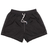 FEDELI Solid Black Madeira Airstop Swim Shorts Trunks NEW Size L