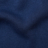 FEDELI Blue Cotton Crewneck Sweater EU 56 NEW US 2XL