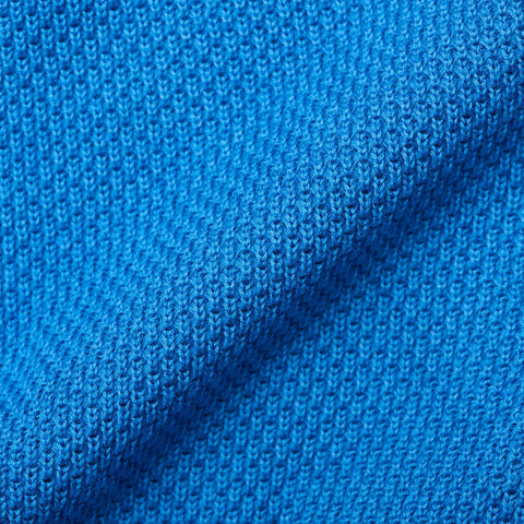 FEDELI Blue Cotton Knit Crewneck Sweater EU 52 NEW US L