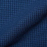 FEDELI Blue Supima Dusty Cotton Knit Crewneck Sweater EU 54 NEW US XL