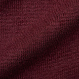 FEDELI Burgundy Cashmere V-Neck Sleeveless Sweater EU 54 NEW US XL
