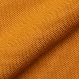 FEDELI Caramel Cotton Pique Long Sleeve Polo Shirt EU 56 NEW US 2XL