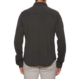 FEDELI Dark Green Cotton Pique Long Sleeve Polo Shirt EU 56 NEW US 2XL