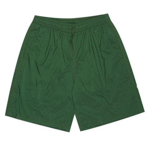 FEDELI Solid Green Positano Airstop Swim Shorts Trunks NEW Size L