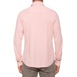 FEDELI Light Pink Cotton Pique Long Sleeve Polo Shirt 50 NEW US M