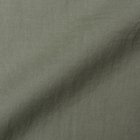 FEDELI Olive Panamino Cotton Long Sleeve Casual Shirt EU 43 NEW US 17