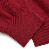 FEDELI Red Cashmere Cardigan Sweater EU 56 NEW US 2XL