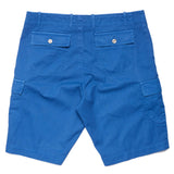 FEDELI "Bastia" Blue Cotton Twill Casual Cargo Bermuda Shorts EU 52 NEW US 36