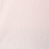 FEDELI "Kaos" Orange Striped Cotton Light Oxford Pique Polo Shirt 54 NEW XL Slim