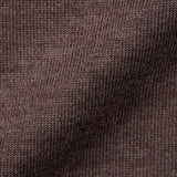 FEDELI "Millionaire" Gray 14 Micron Super Cashmere V-Neck Sweater 48 NEW S