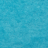 FEDELI "Mondial" Solid Light Blue Terry Cloth Short Sleeve Polo Shirt 52 NEW L