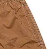 FEDELI Solid Brown Madeira Airstop Swim Shorts Trunks NEW Size L
